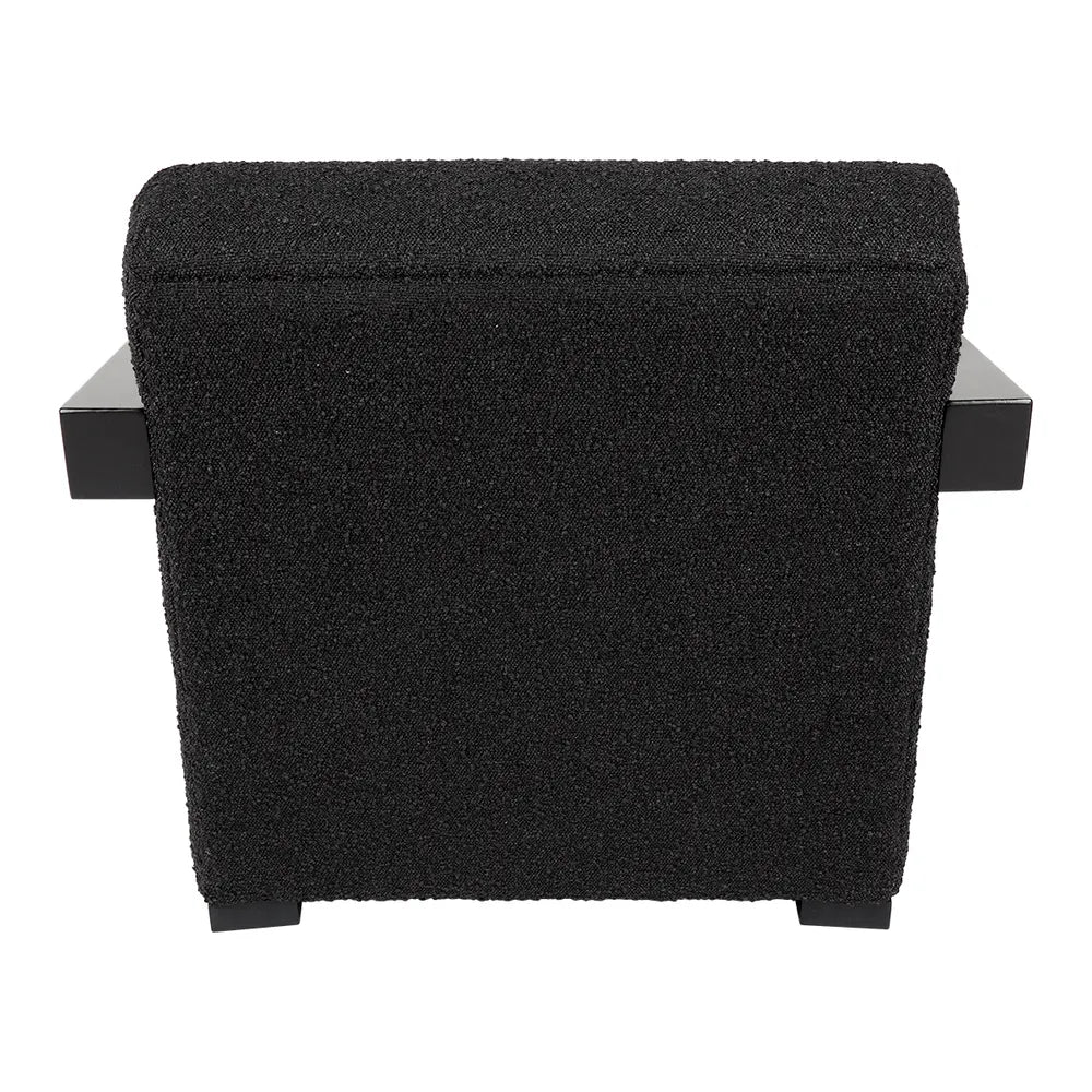 Lennon Arm Chair - Black Onyx Boucle
