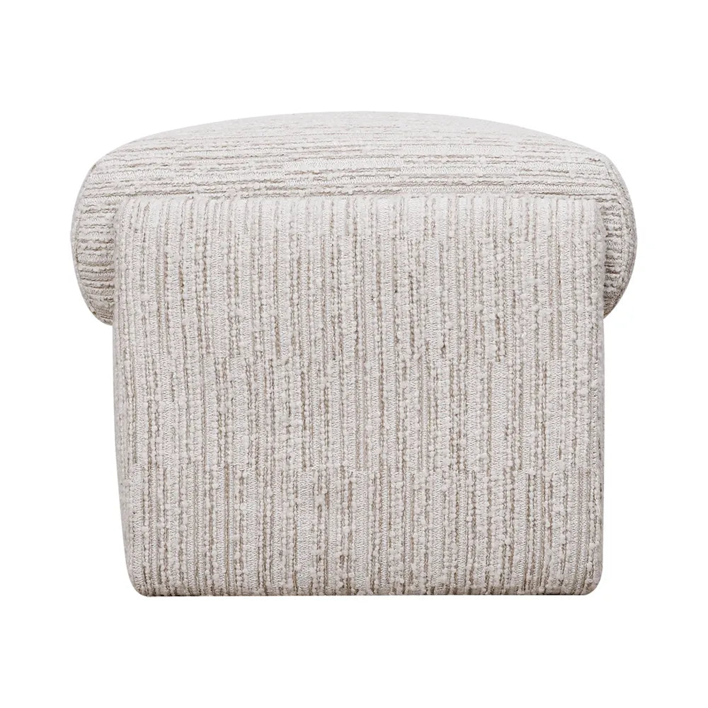 Cairo Bench Ottoman - Ivory Weave