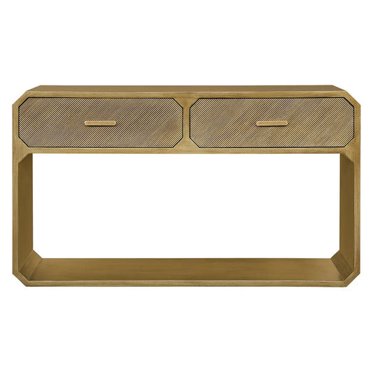 Anderson Console Table - Antique Gold