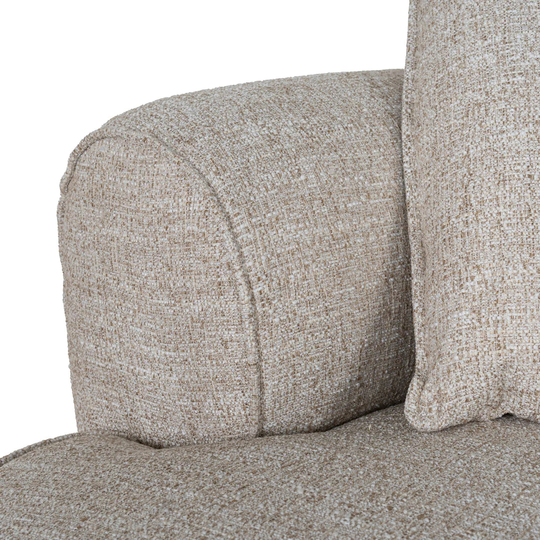 Arabella Left Chaise Sofa - Pale Beige