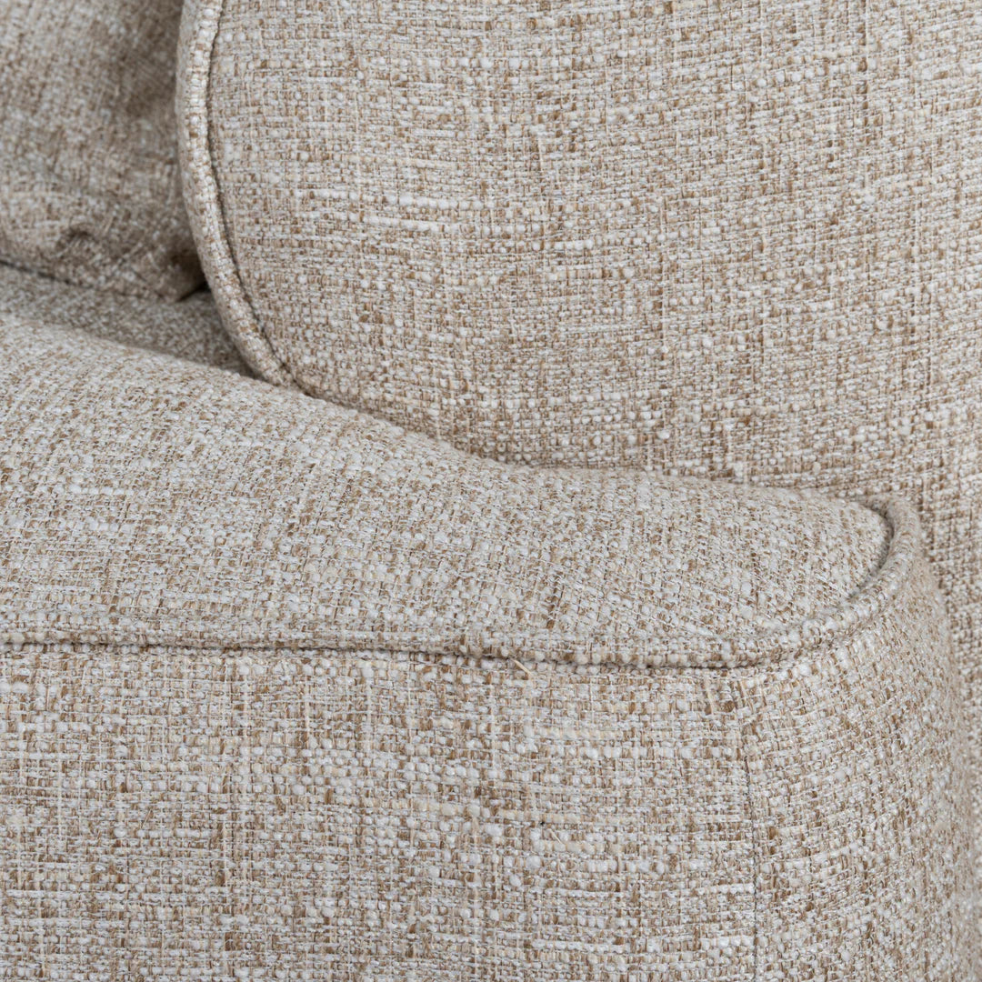 Arabella Left Chaise Sofa - Pale Beige