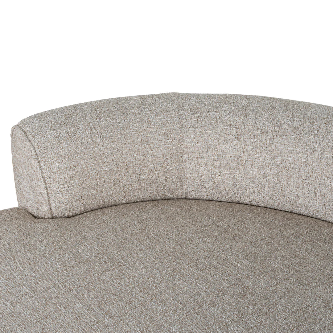 Arabella Left Chaise Sofa - Pale Beige