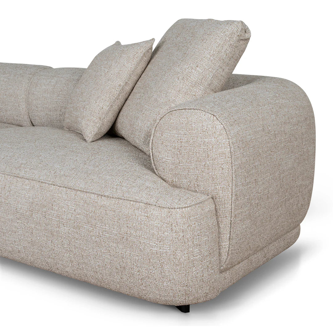 Arabella Left Chaise Sofa - Pale Beige