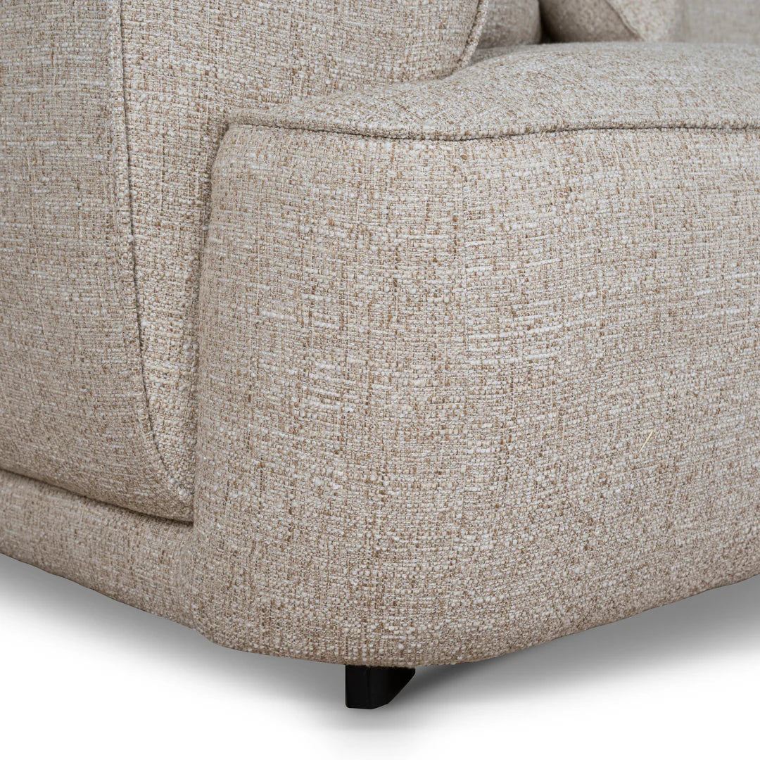 Arabella Right Chaise Sofa - Pale Beige