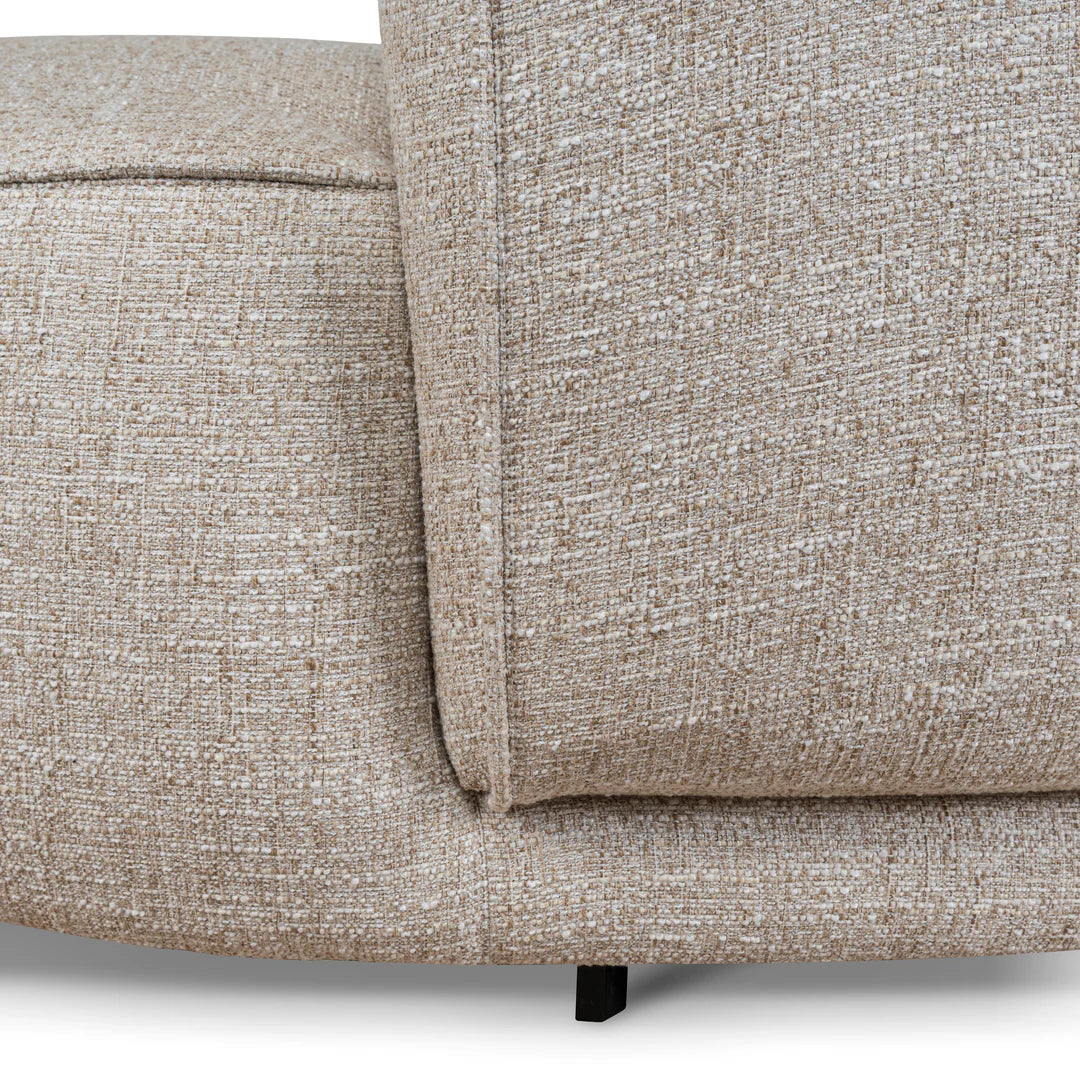 Arabella Right Chaise Sofa - Pale Beige