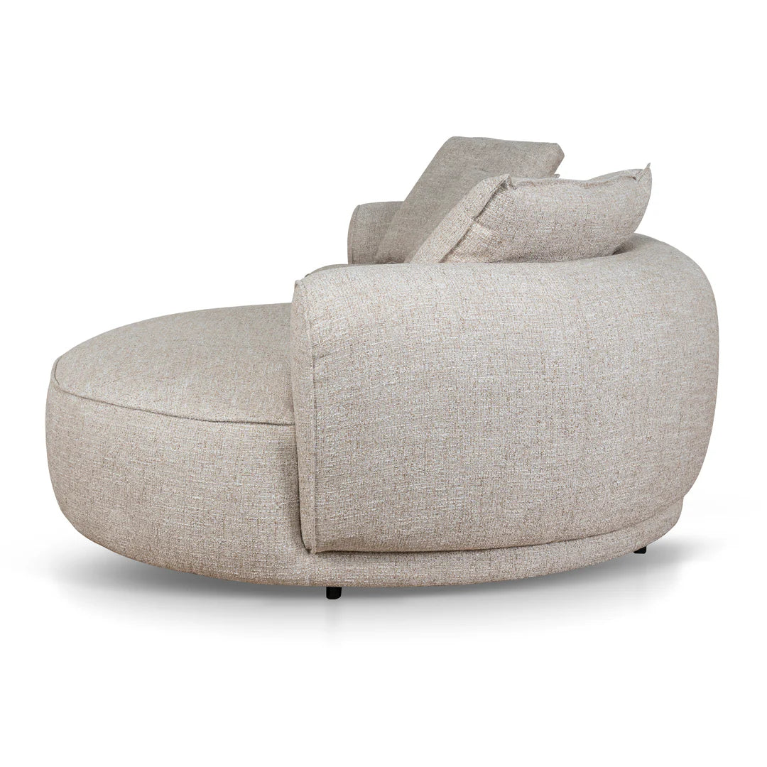 Arabella Right Chaise Sofa - Pale Beige