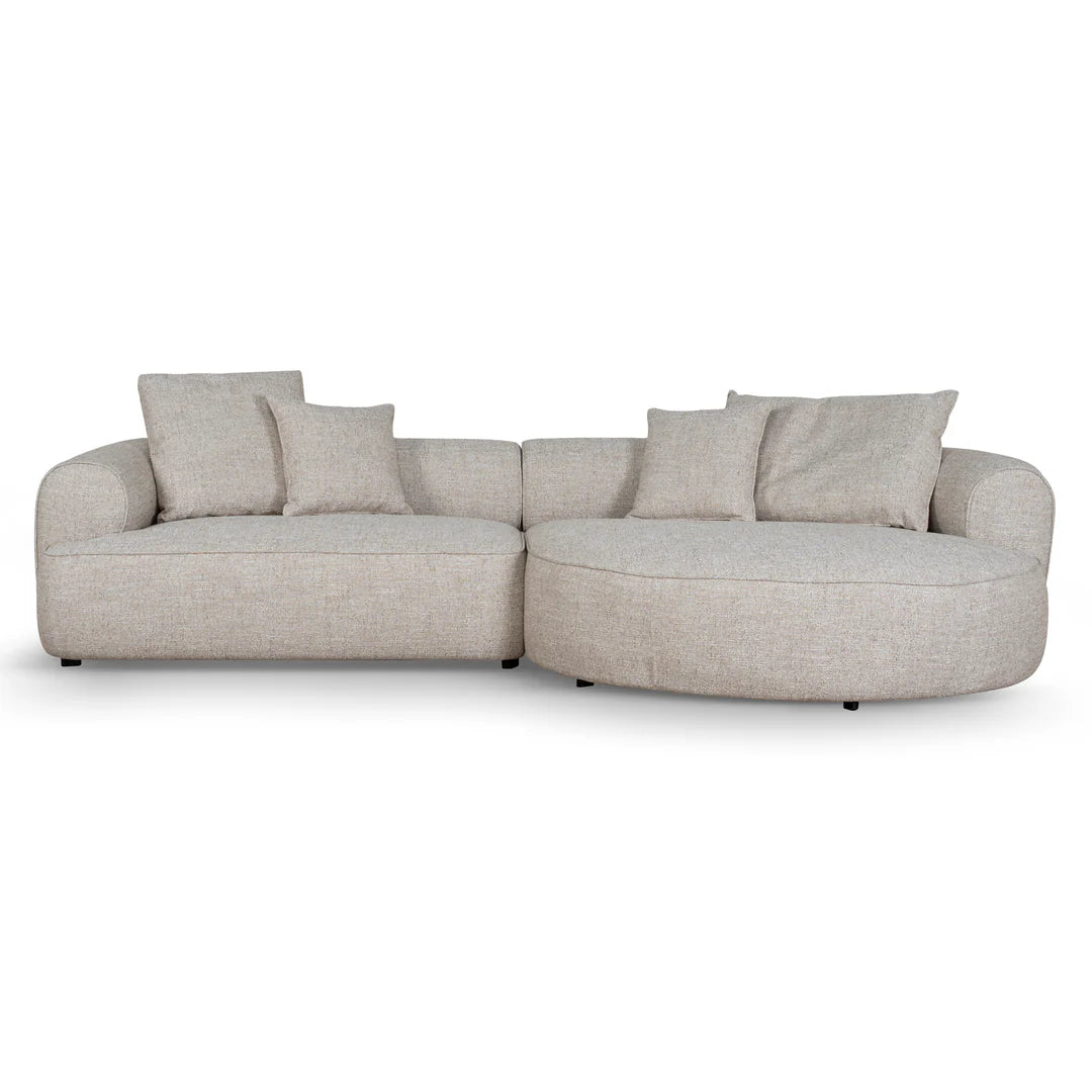 Right Chaise Sofa - Pale Beige