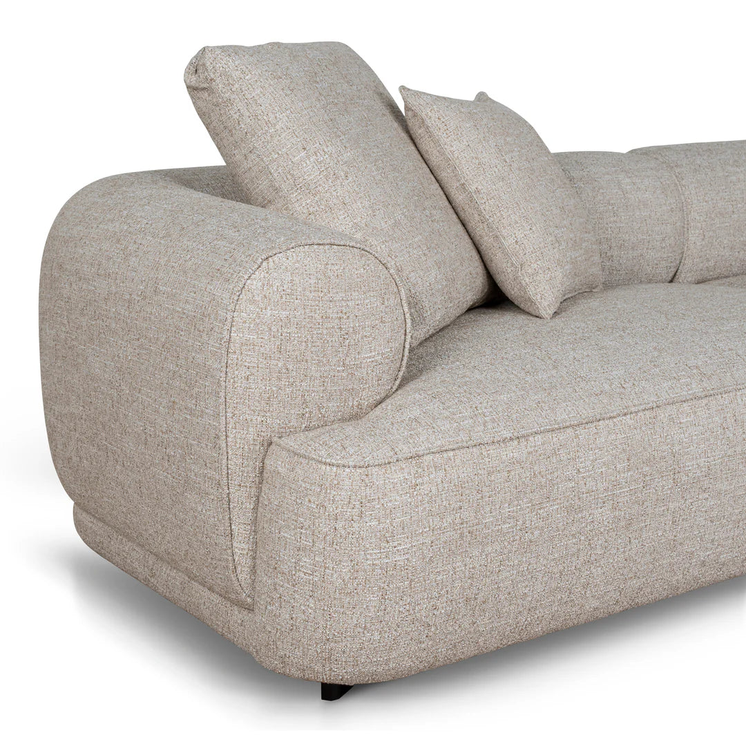 Arabella Right Chaise Sofa - Pale Beige