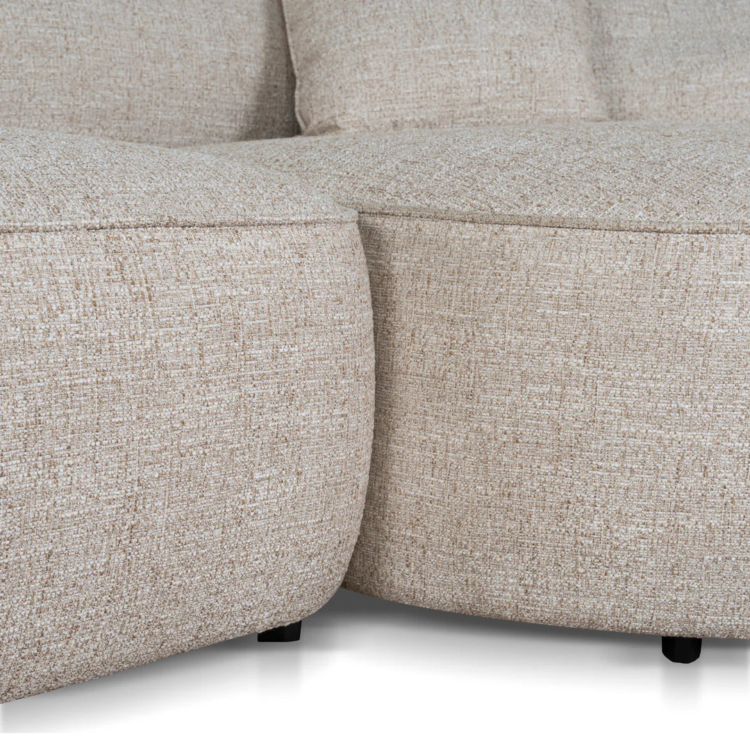 Arabella Right Chaise Sofa - Pale Beige