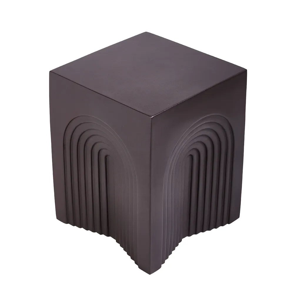 Arc Concrete Stool - Charcoal