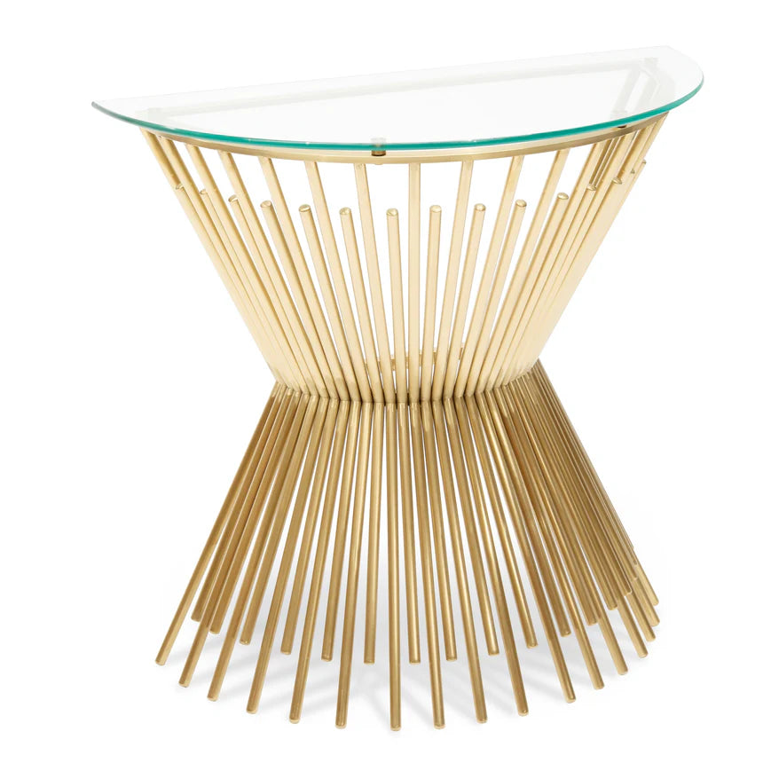 Aria Console Glass Table