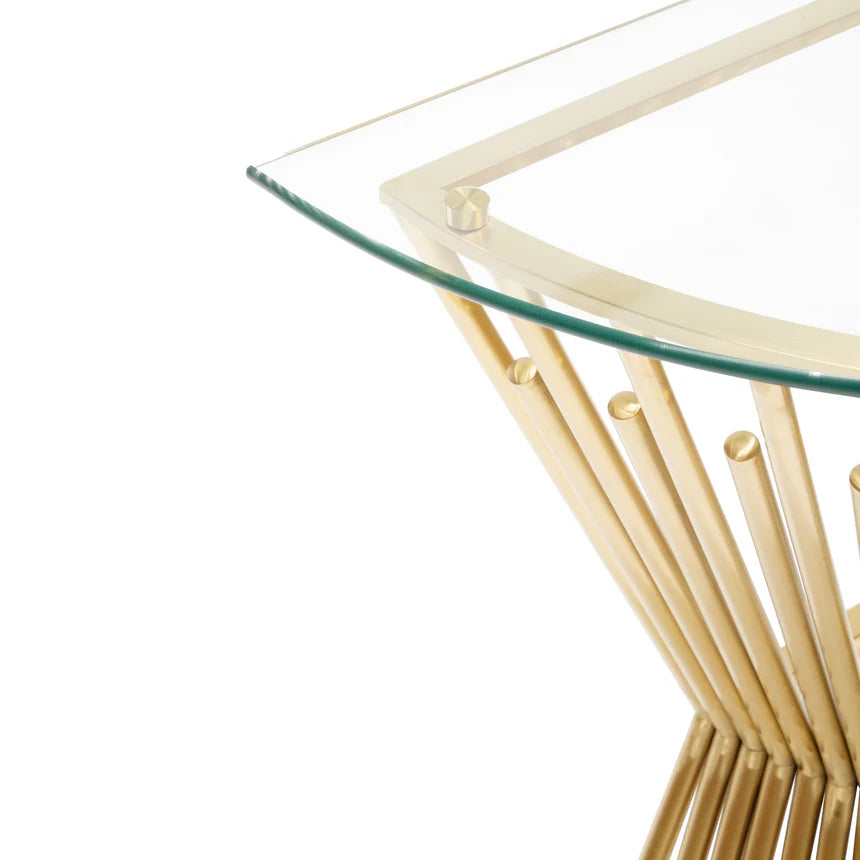 Aria Console Glass Table