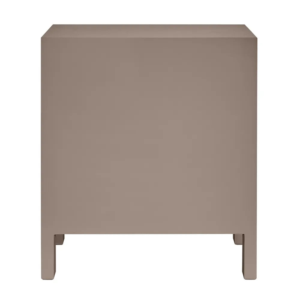 Ariana Bedside Table - Large Taupe