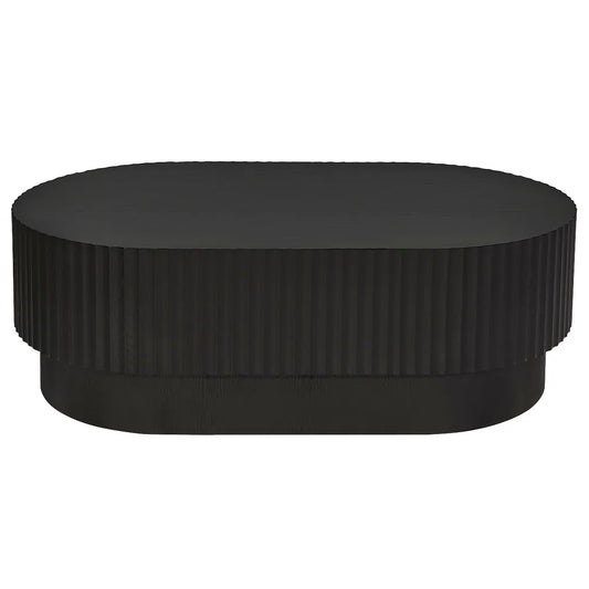 Avery Oval Coffee Table - Black