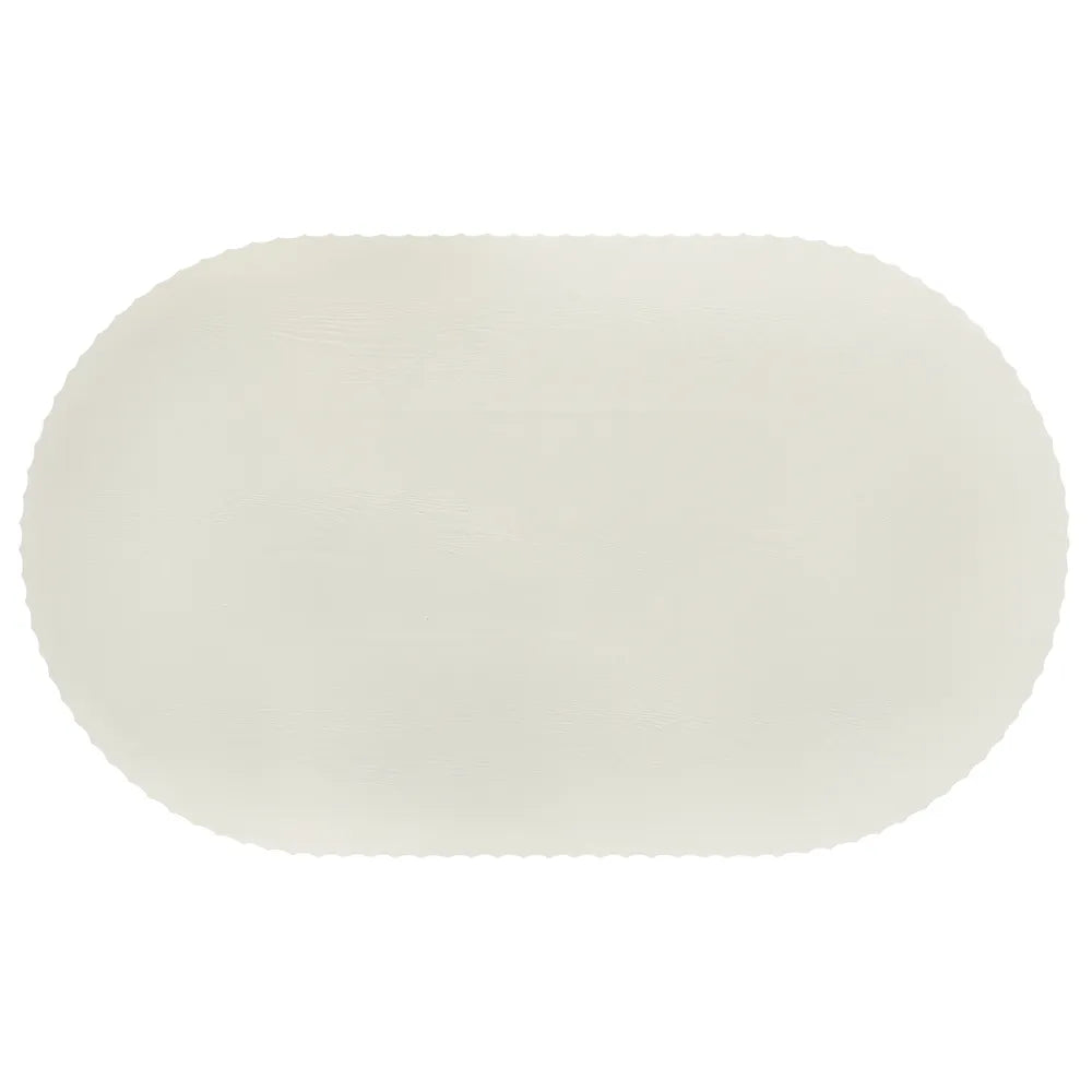 Avery Oval Coffee Table - Ivory