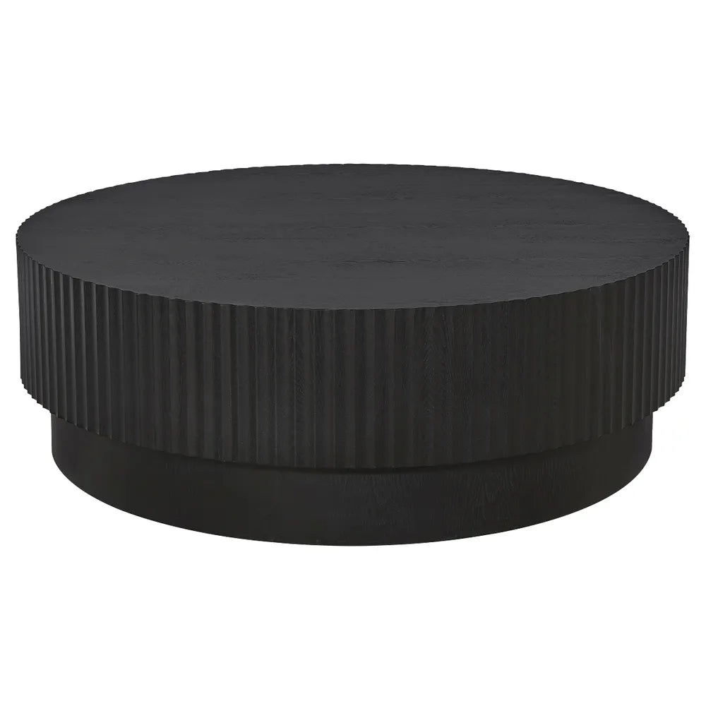 Avery Round Coffee Table - Black