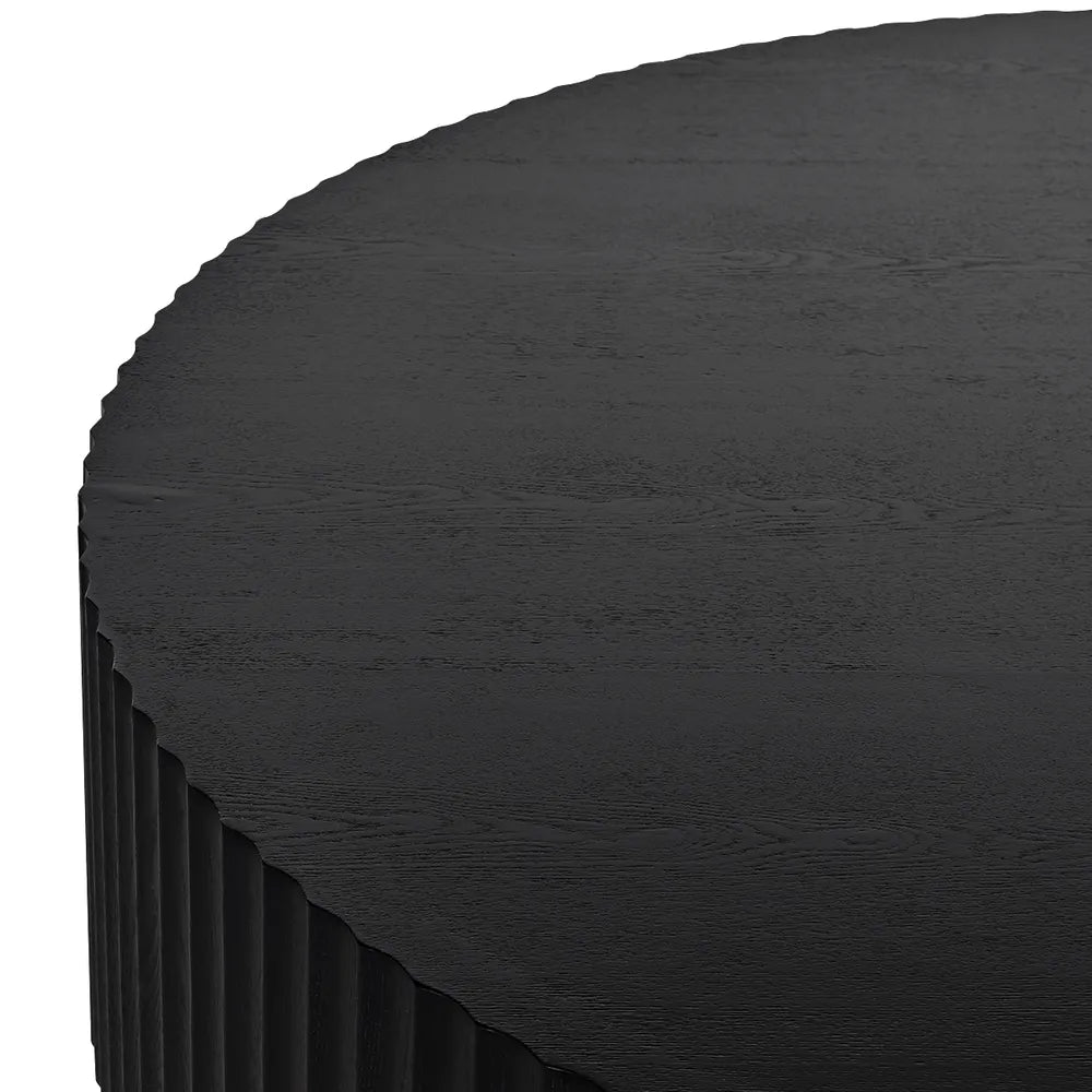Avery Round Coffee Table - Black