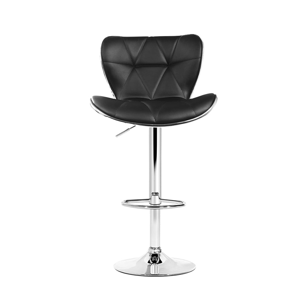 Set of 4 Brooklyn Leather Bar Stools