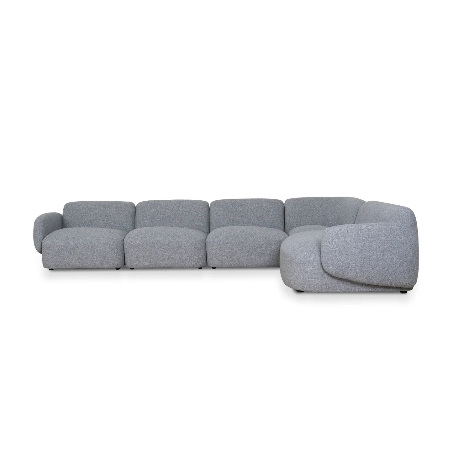 Nimbus Right Chaise Modular Sofa - Glacier Grey