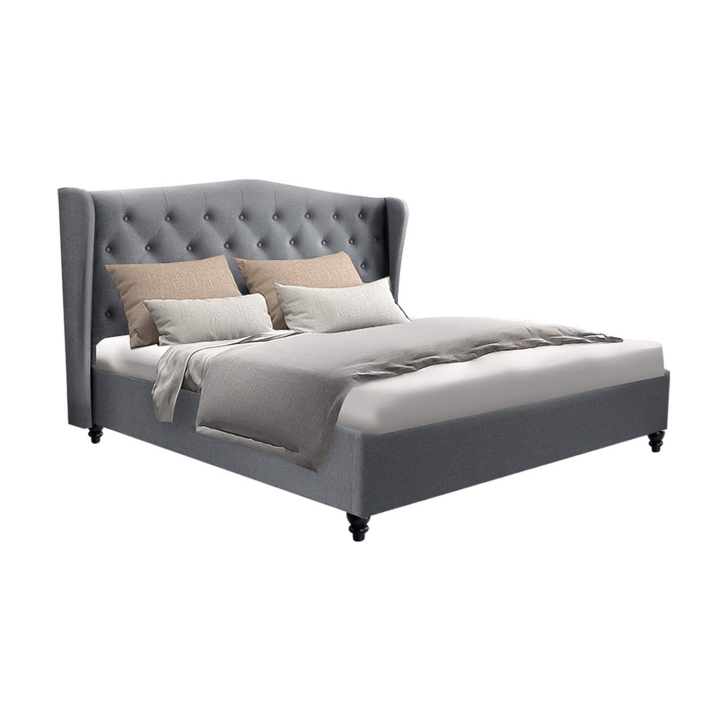 Pier Bed Frame Double Size - Grey