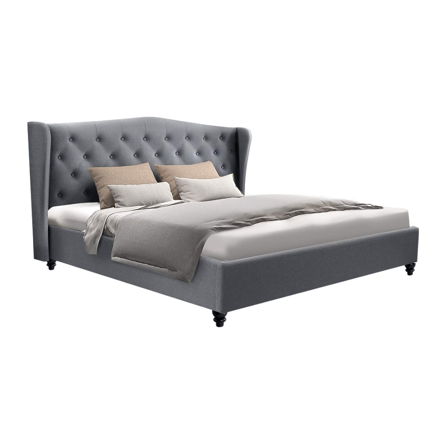 Pier Bed Frame King Size - Grey