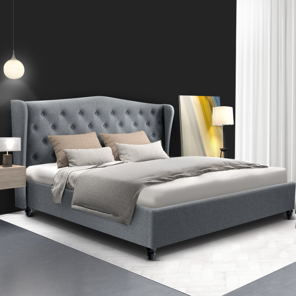 Pier Bed Frame King Size - Grey