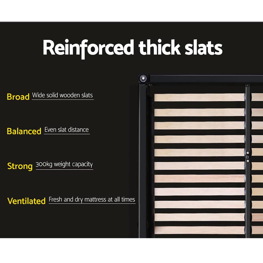 Pier Bed Frame Queen Size - Grey