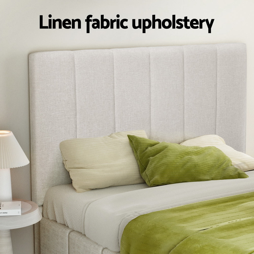 Tette Bed Frame Double Size - Beige