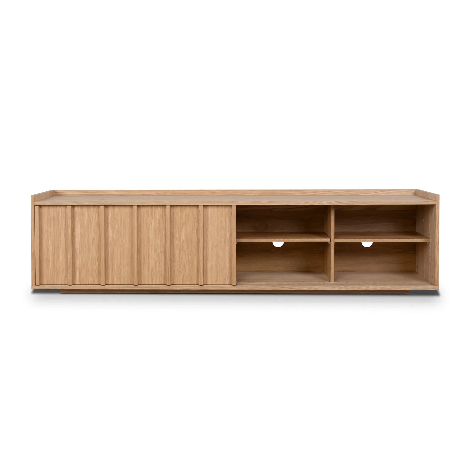 Natural Wooden TV Entertainment Unit 