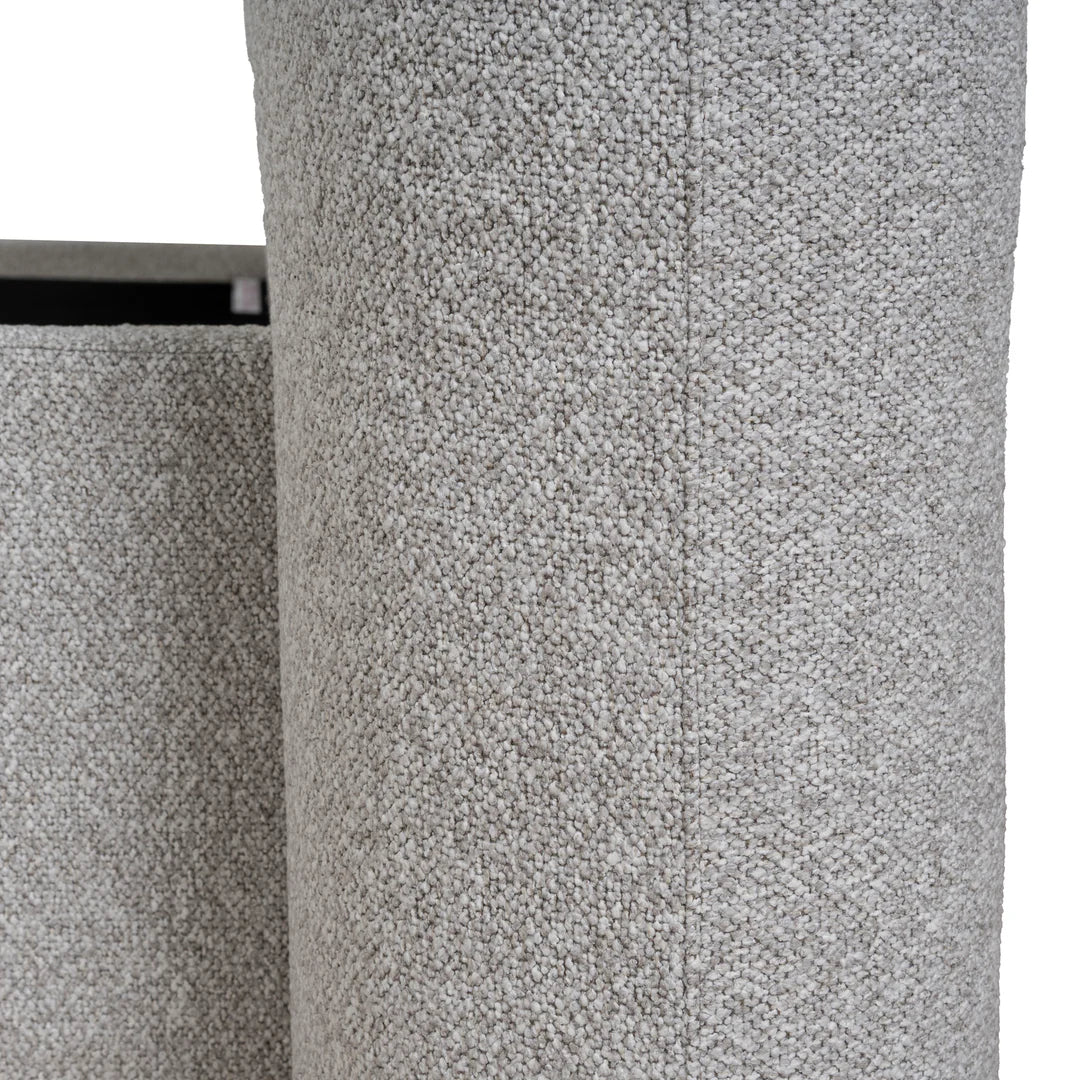 Flintstone King Bed Frame - Clay Grey