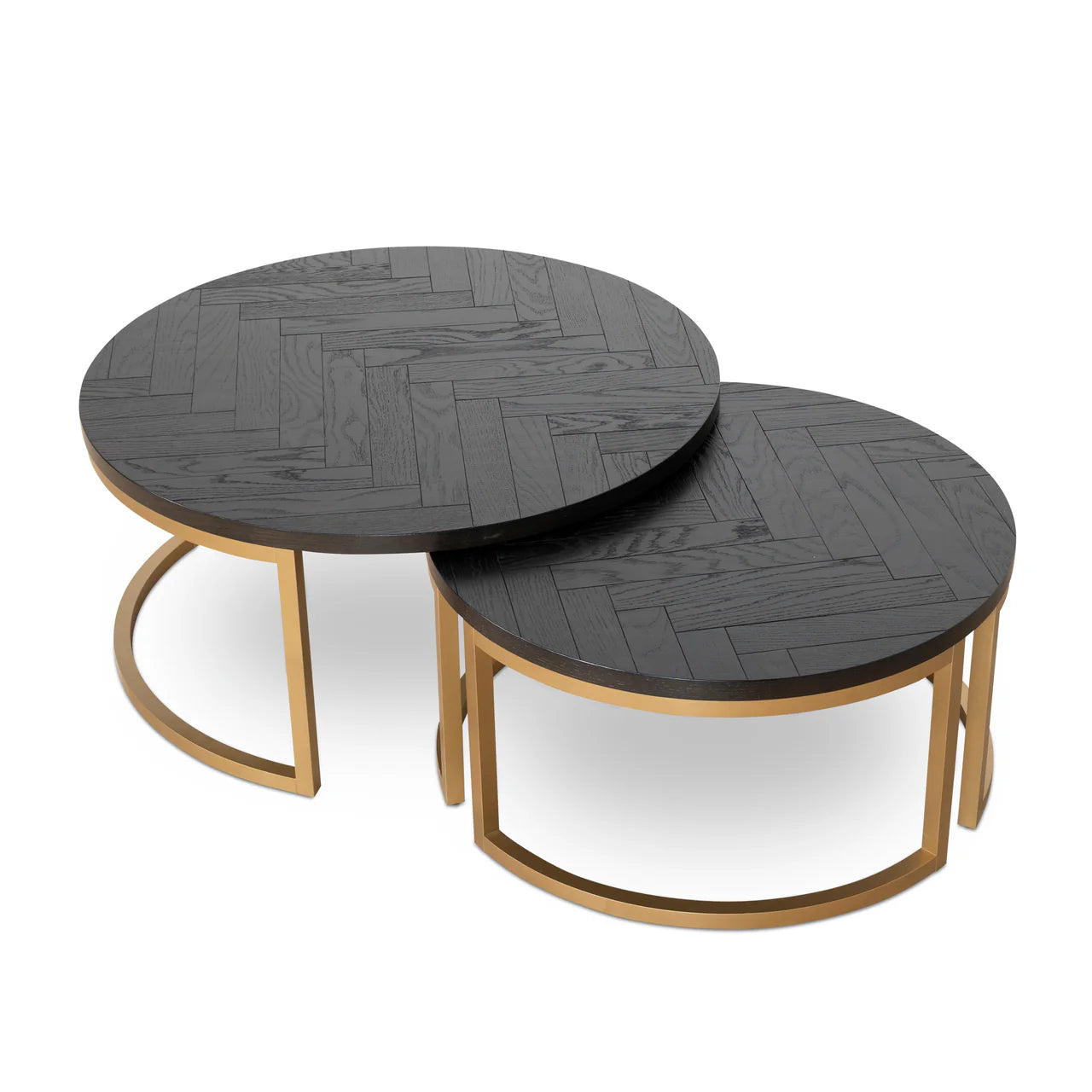 black and gold coffee table