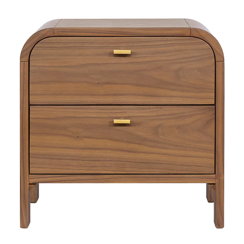 Chisholm Bedside Table - Walnut