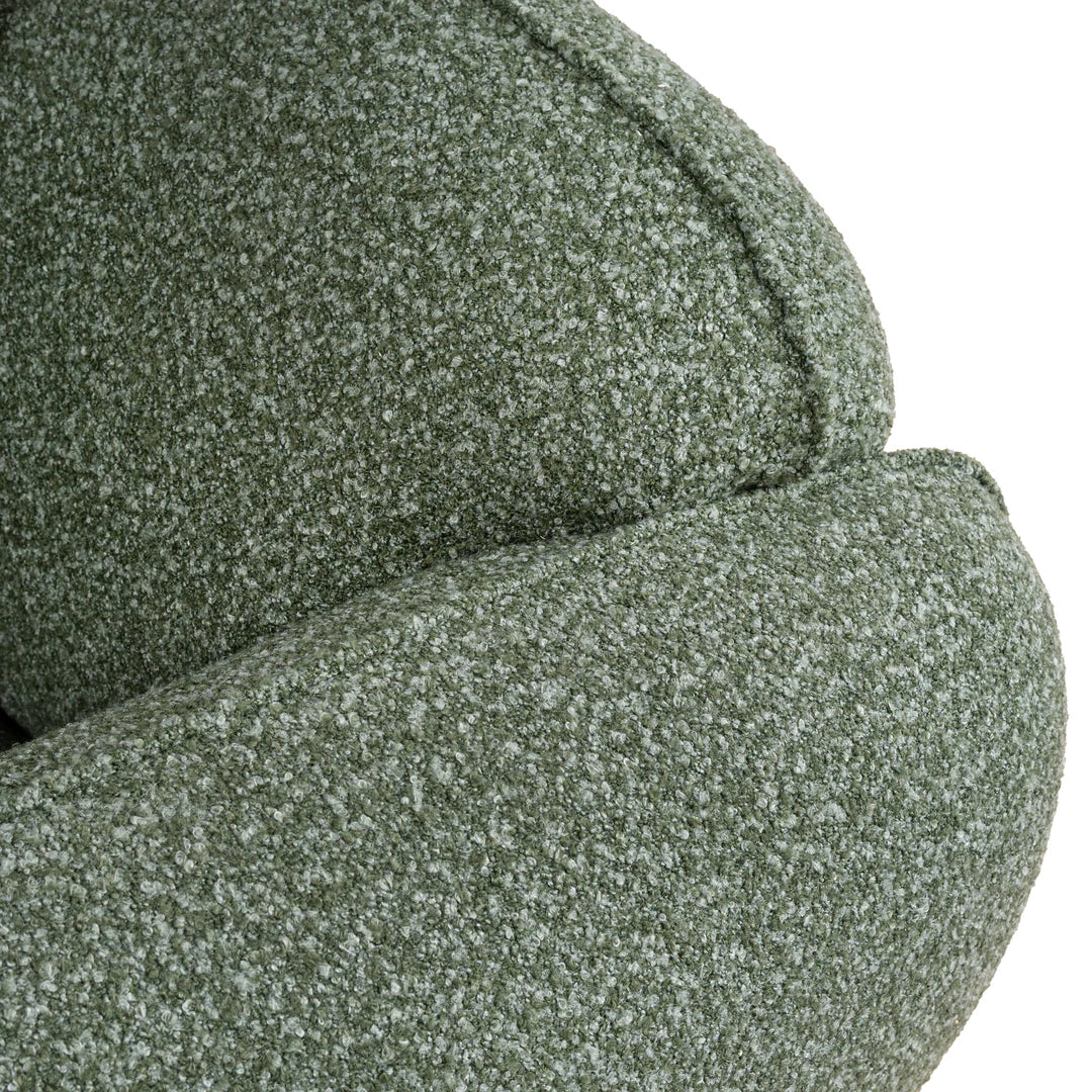 Clara 3 Seater Right Chaise Sofa - Amazon Green