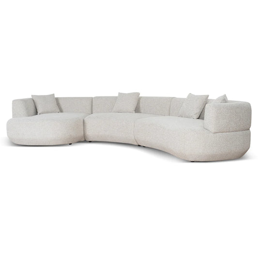Coralie Modular Left Chaise Sofa - Coral Natural Linen