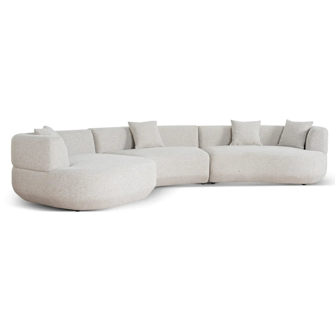 Coralie Modular Left Chaise Sofa - Coral Natural Linen