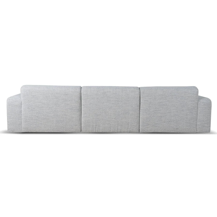 Ashley 4-Seater Fabric Sofa - Fog Grey