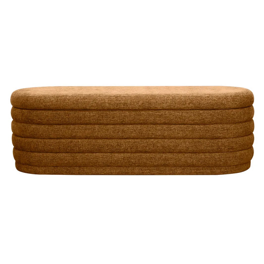 Demi Storage Bench Ottoman - Butterscotch