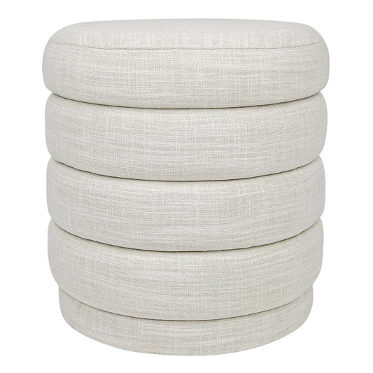 Demi Stool - Off White Linen