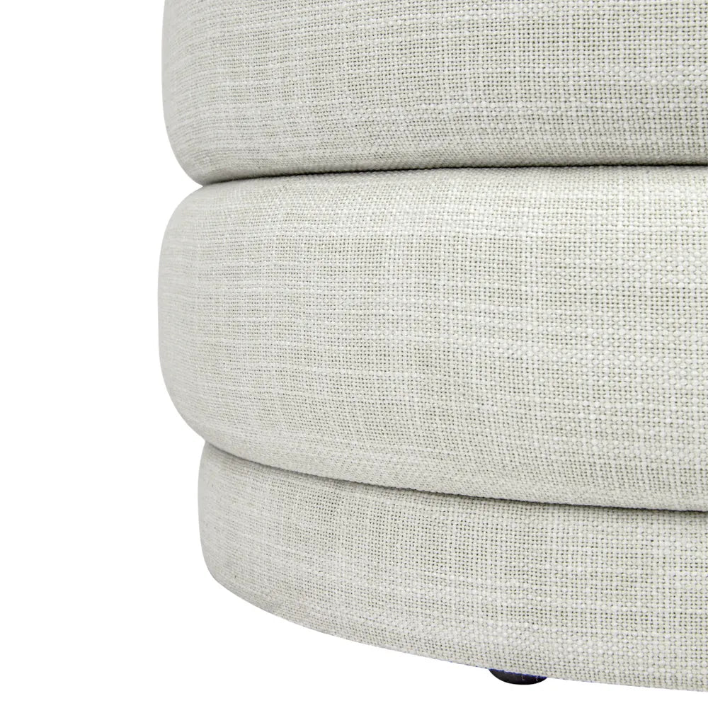 Demi Stool - Off White Linen