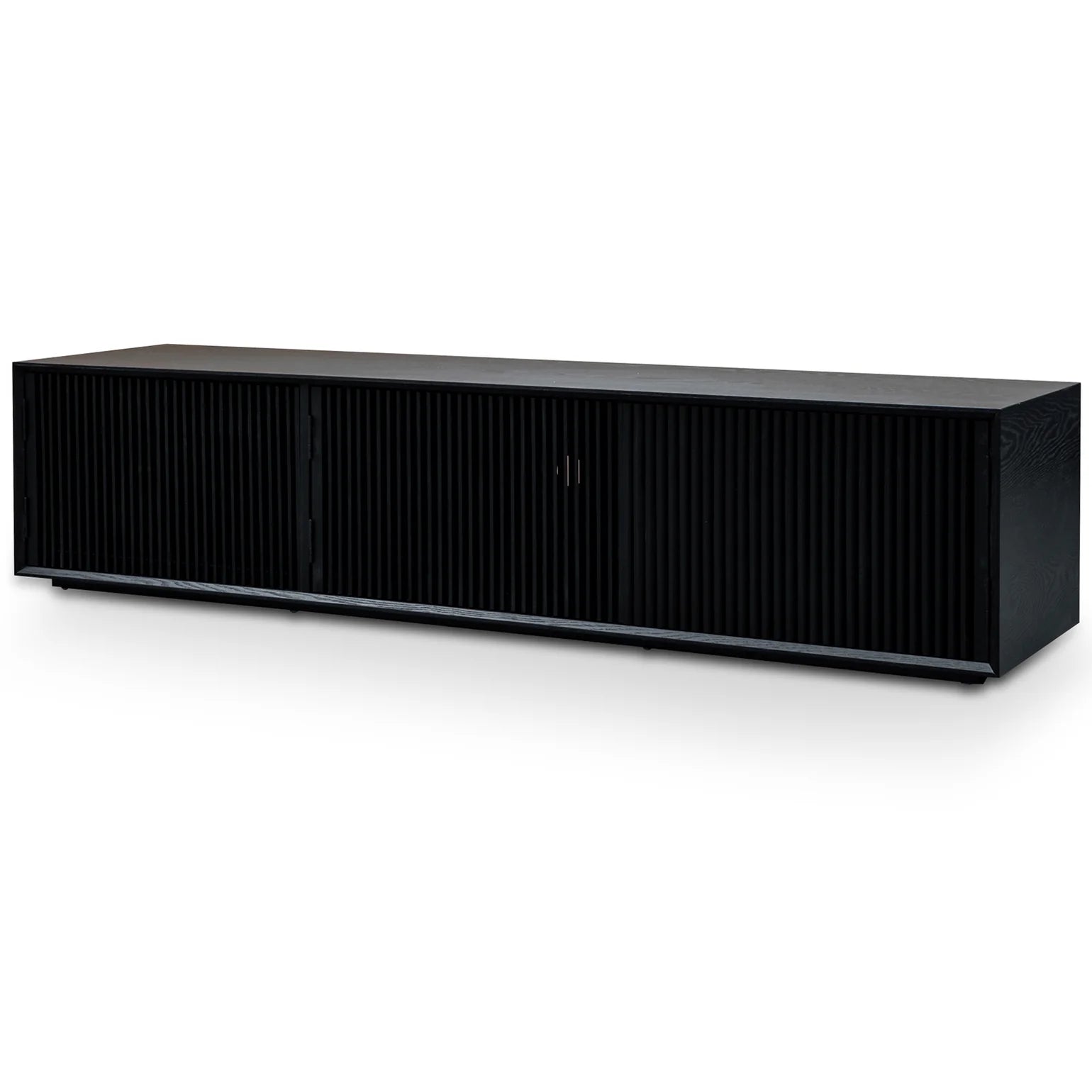 Black Veneer 2m Entertainment TV Unit