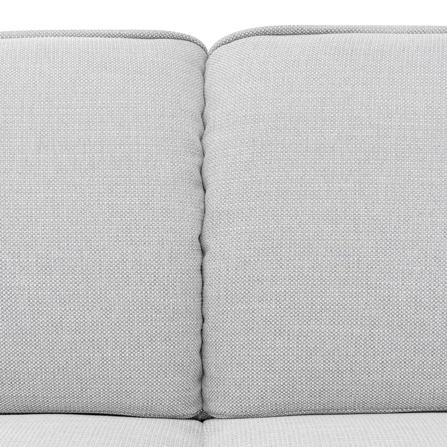 Michel 2 Seater Fabric Sofa- Light Texture Grey