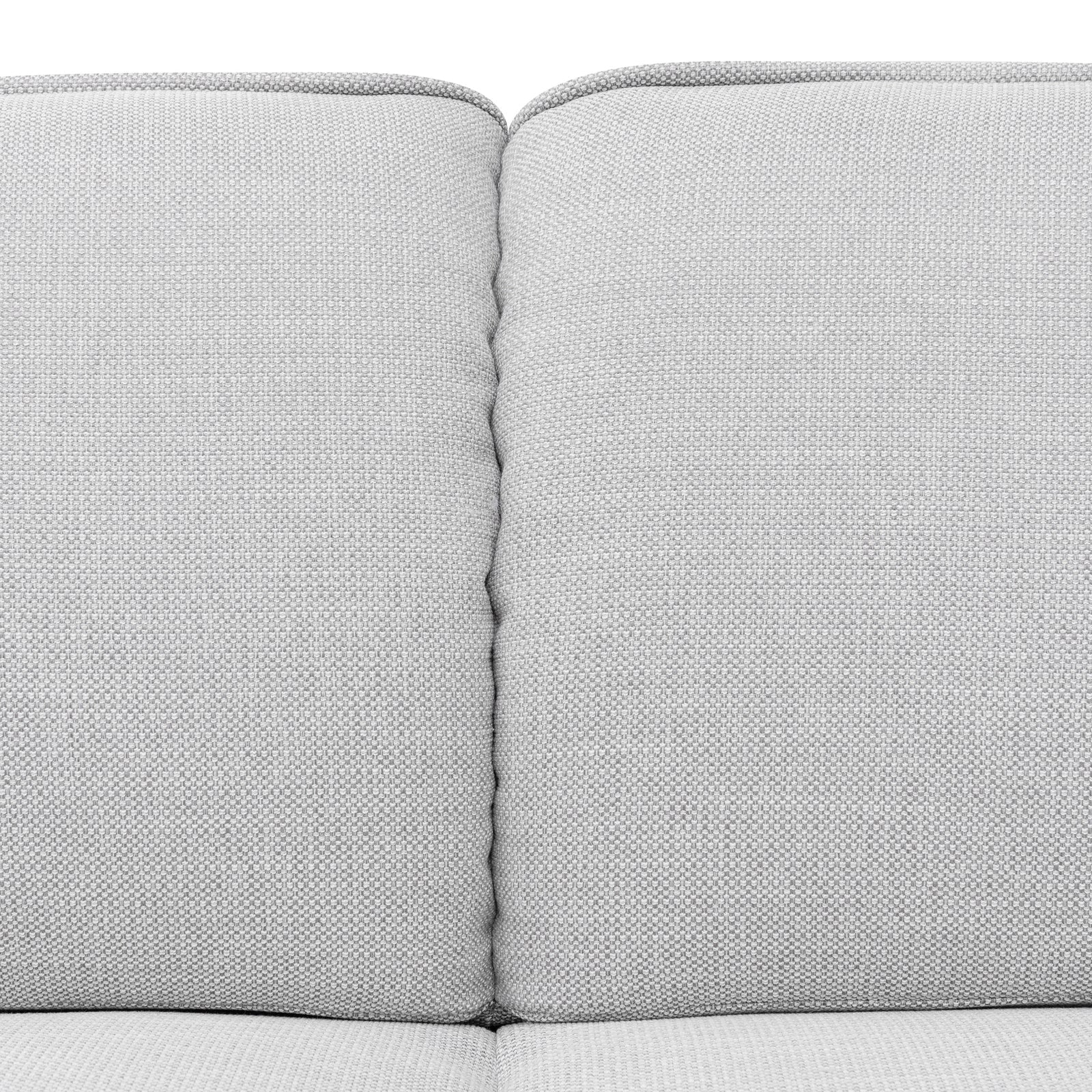Michel 2 Seater Fabric Sofa- Light Texture Grey