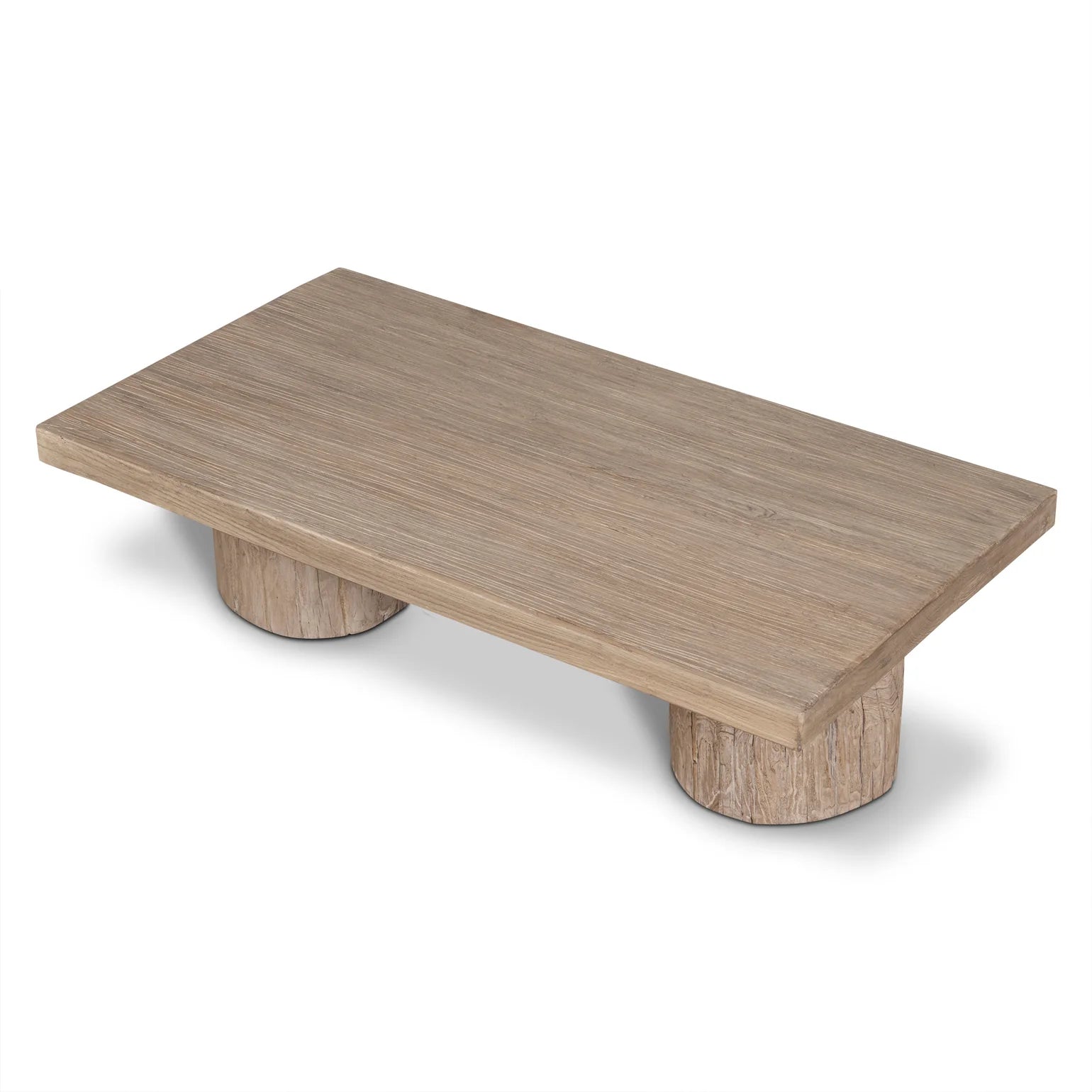 Timber oak coffee table 