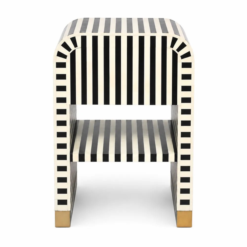Makayla bone inlay bedside table