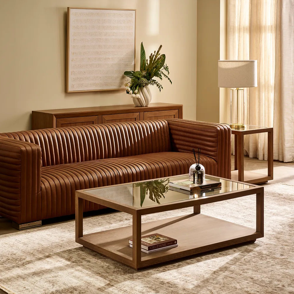 Sadie Rectangle Coffee Table - Walnut