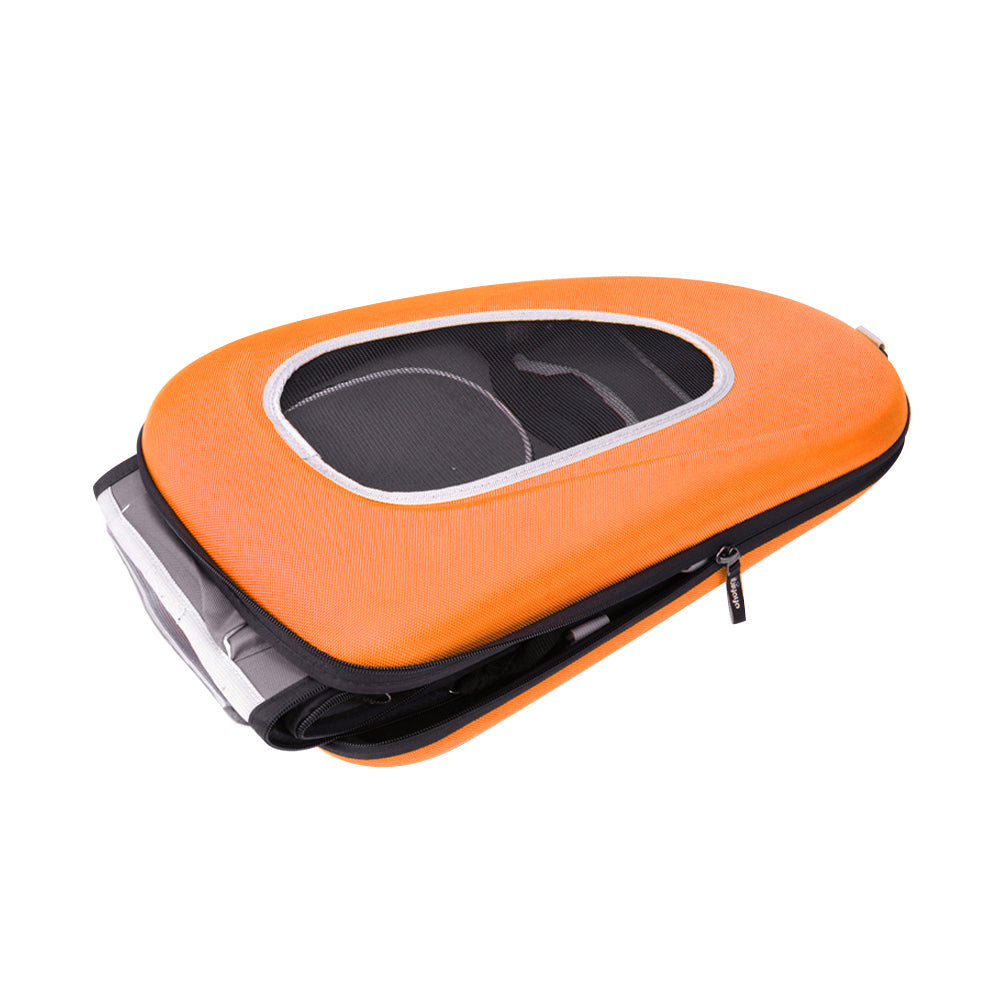 Ibiyaya 5-in-1 Combo EVA Pet Carrier & Stroller - Tangerine