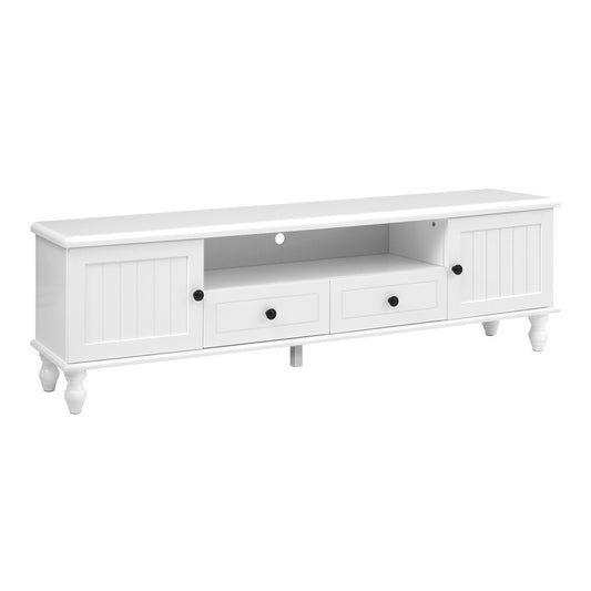 Oliver White TV Cabinet Entertainment Unit 160cm