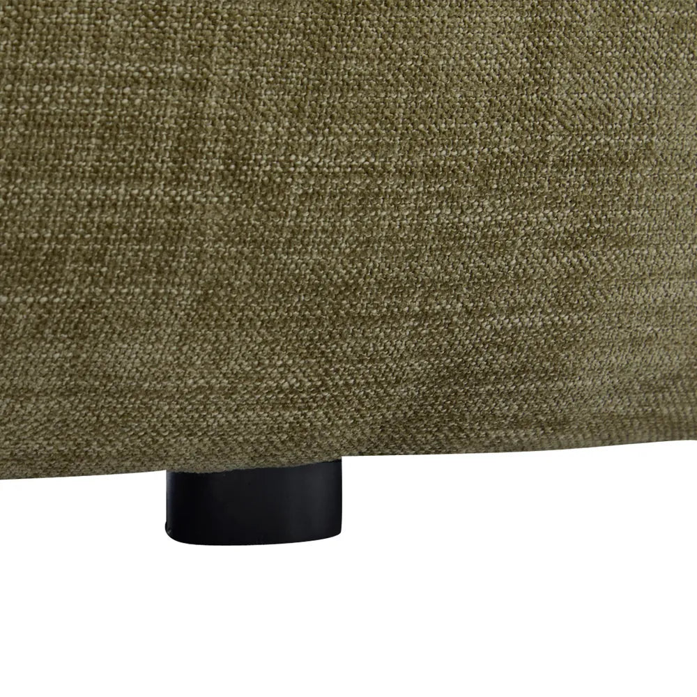 Greenwich 3 Seater Right Chaise Sofa - Sage Chenille