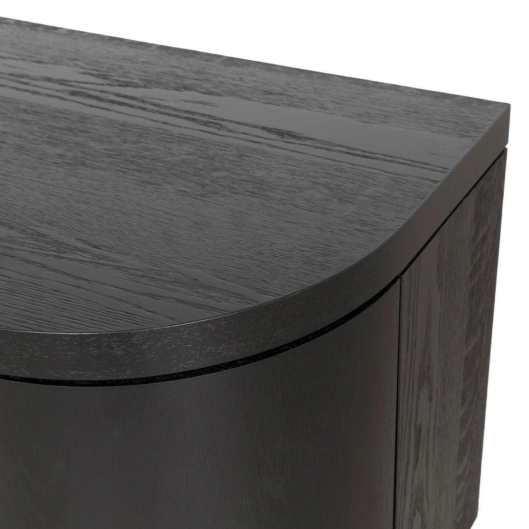 Jetstream TV Entertainment Unit - Textured Espresso Black 2.15m