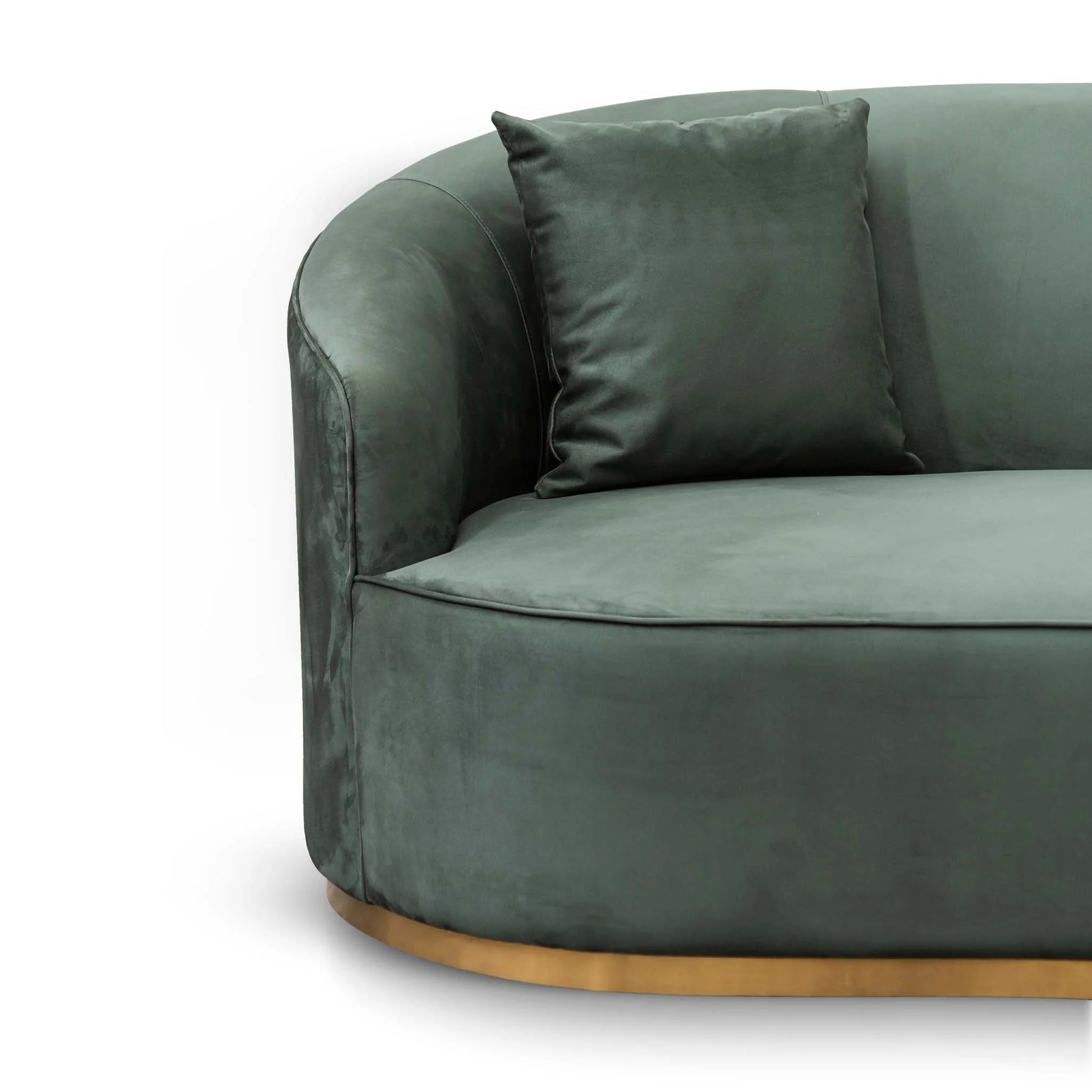Sofie 3 Seater Sofa - Dark Green